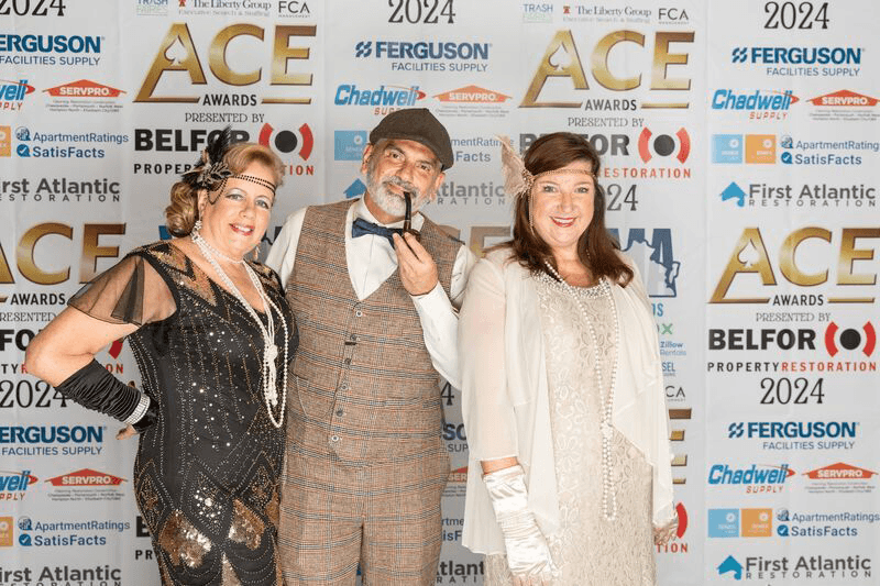 Pembroke team at an awards event
